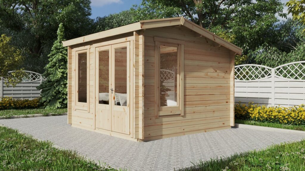 Mini Garden Office 1 9m2 / 44mm / 3 x 3 m Hansa24 Group